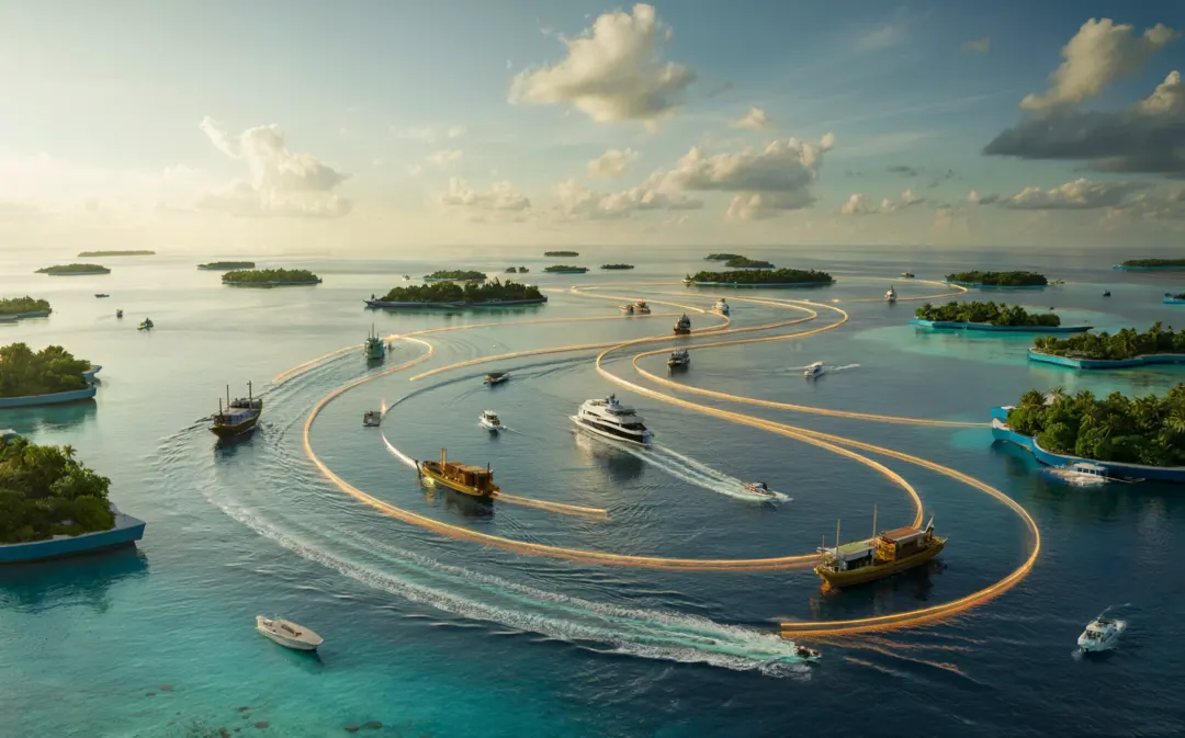 Maldives wholesale network across the atolls